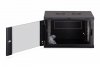 Digitus Szafa sieciowa wisząca Dynamic 19 7U rack 385x600x450mm, drzwi szyba, czarna, niezłożona, 60kg